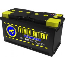 Аккумулятор автомобильный TYUMEN BATTERY STANDARD 100 А/ч 830 А обр. пол. Евро авто (352x175x192)