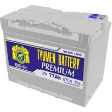 Аккумулятор автомобильный TYUMEN BATTERY PREMIUM 77 А/ч 640 А обр. пол. Евро авто (278х175х190)