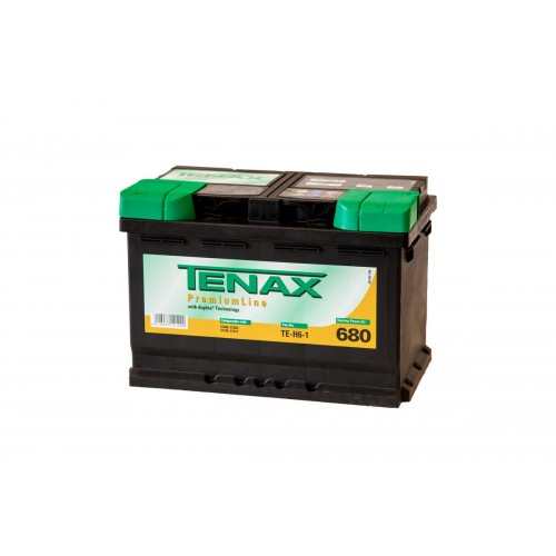 Аккумулятор автомобильный Tenax Premium 74 А/ч 680 А обр. пол. Евро авто (278x175x190) TE-H6-1