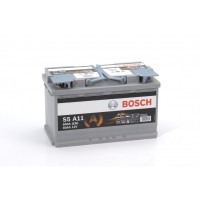 Аккумулятор автомобильный Bosch AGM S5 A11 80 А/ч 800 А обр. пол. Евро авто (315x175x190)