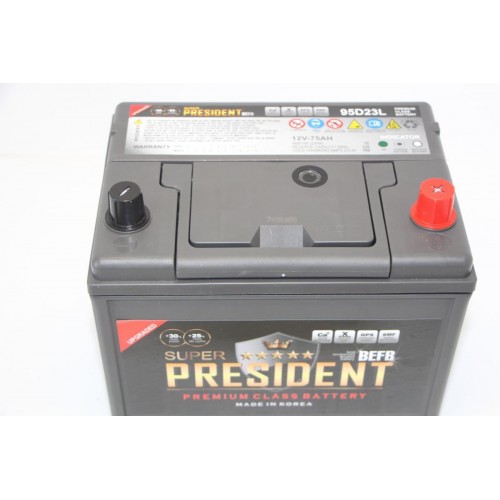 Аккумулятор Super President Plus 95D23L