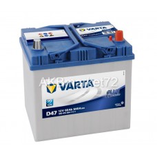Аккумулятор автомобильный Varta Blue Dynamic Asia D47 60 А/ч 540 A 