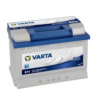 Аккумулятор автомобильный Varta Blue Dynamic E11 74 А/ч 680 A 